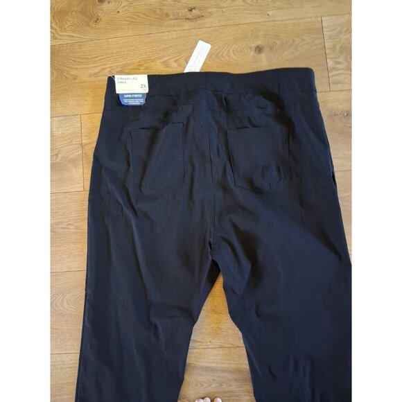 Soft Surroundings Straight Leg Ankle Stretch Pants 2X Black NWT - Picture 6 of 8